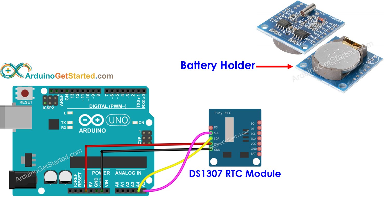 아두이노 DS1307 RTC 모듈