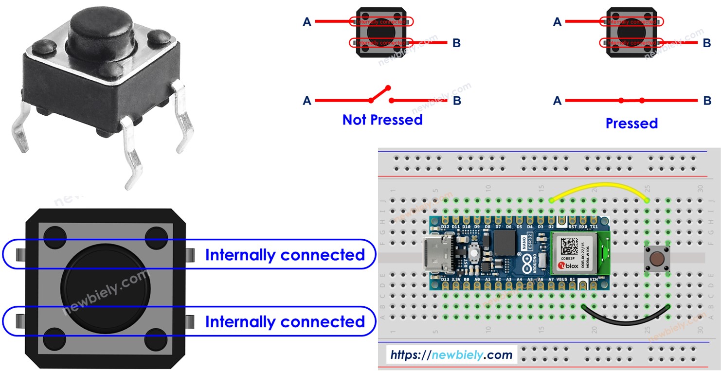 아두이노 나노 esp32 버튼