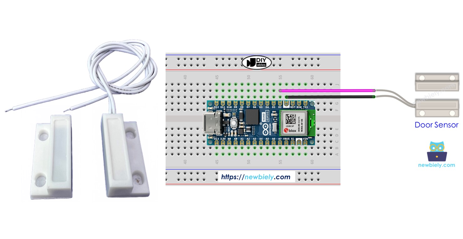 아두이노 나노 esp32 도어 센서