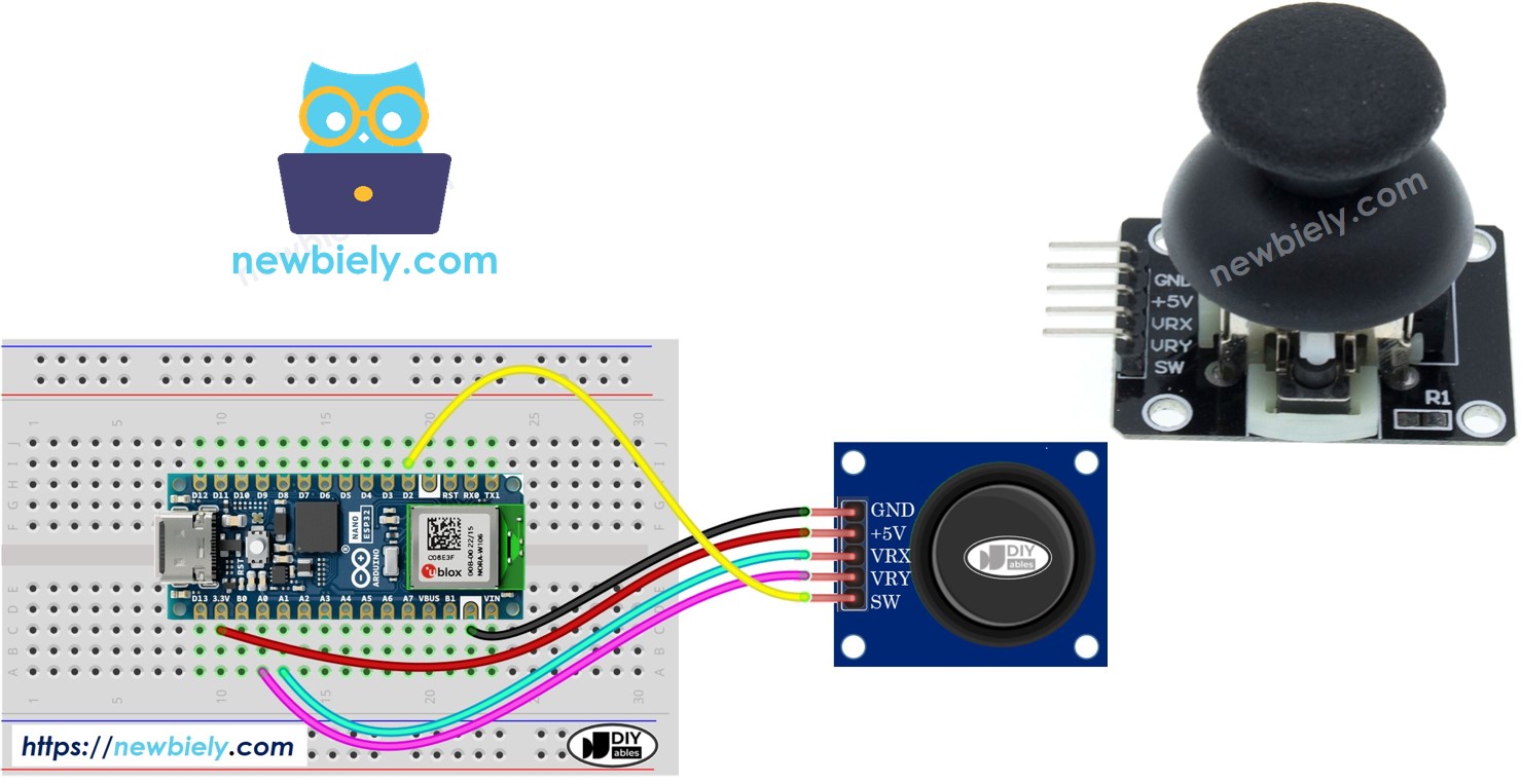 아두이노 나노 esp32 조이스틱