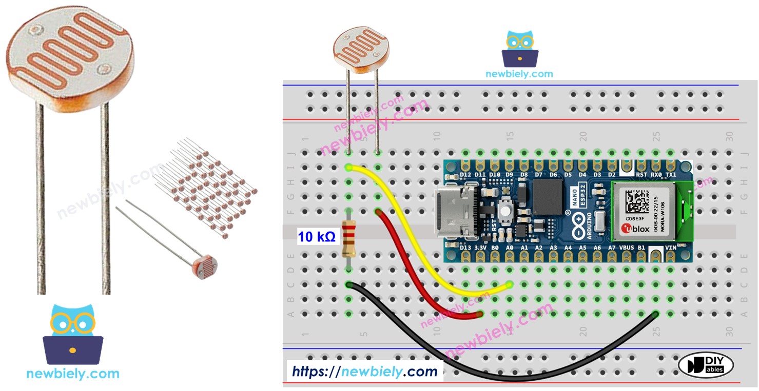 아두이노 나노 esp32 광 센서