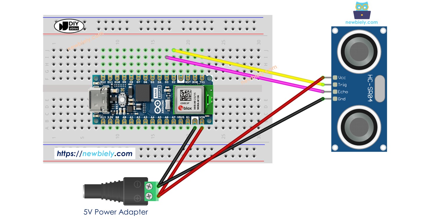 아두이노 나노 esp32 초음파 센서