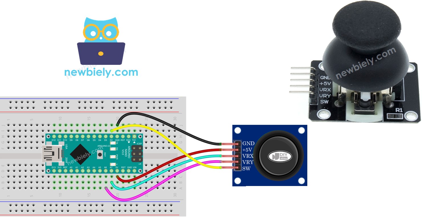 Arduino Nano joystick