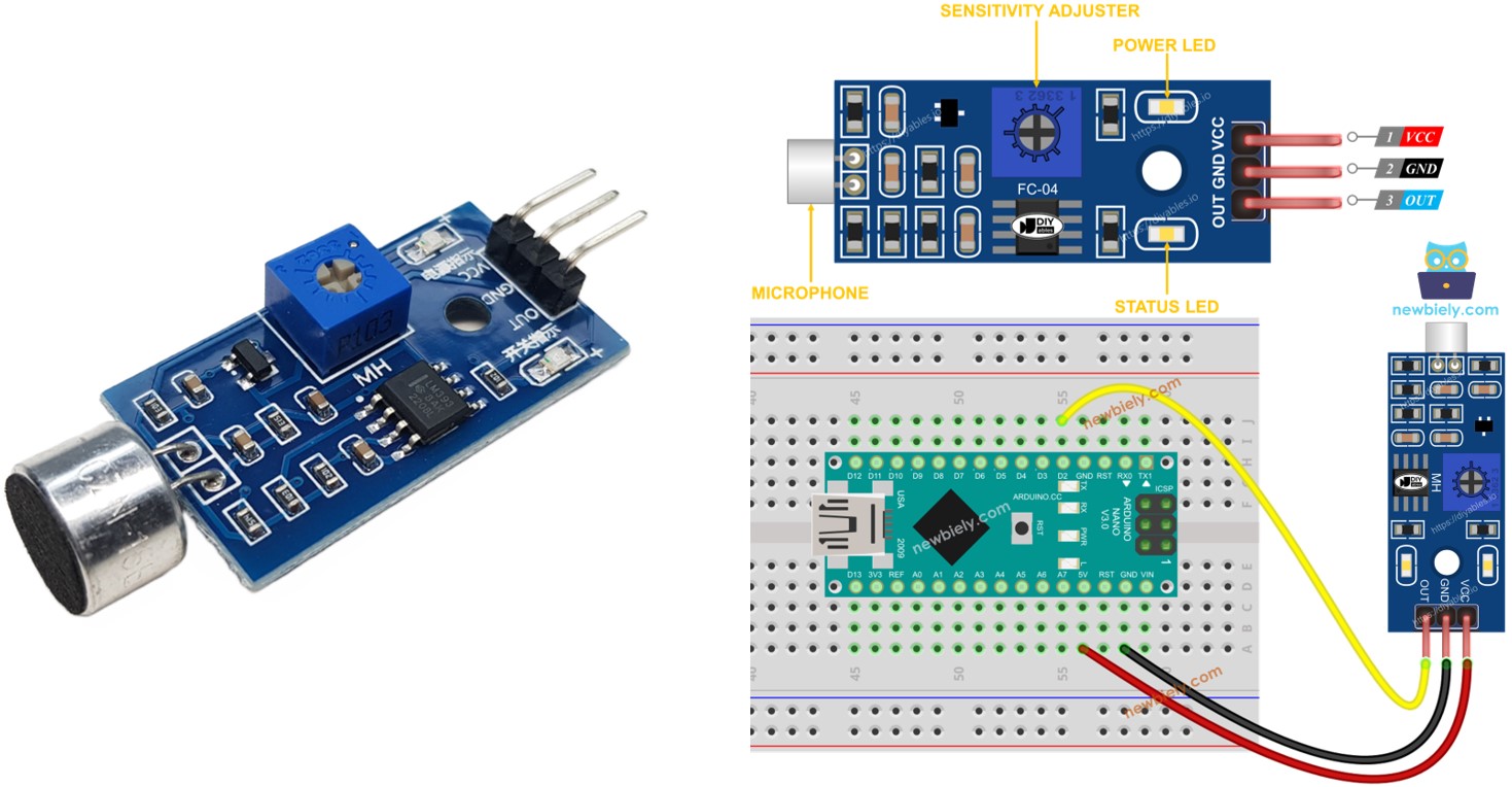 Arduino Nano sound sensor