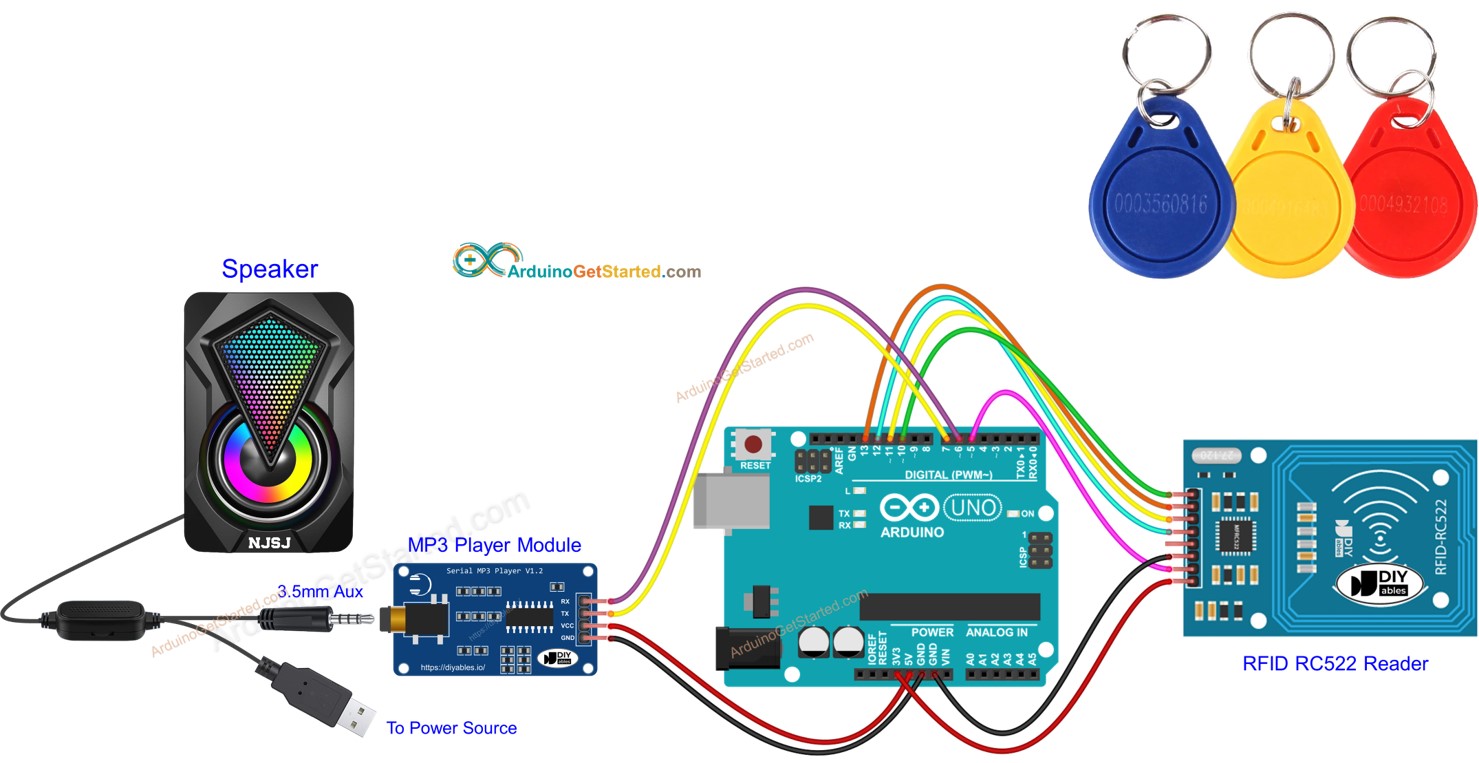 아두이노 RFID MP3 플레이어