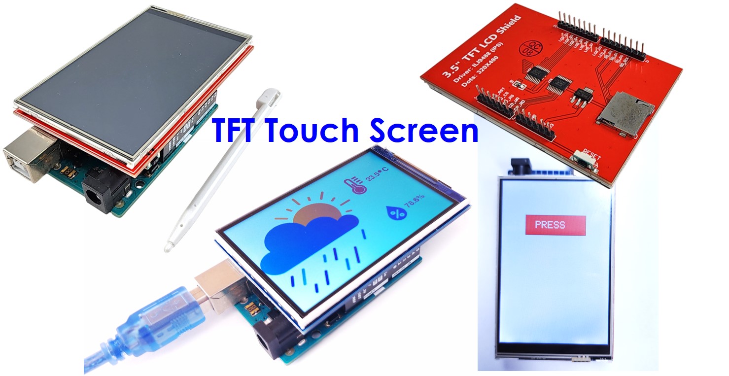 아두이노 tft lcd 터치 디스플레이