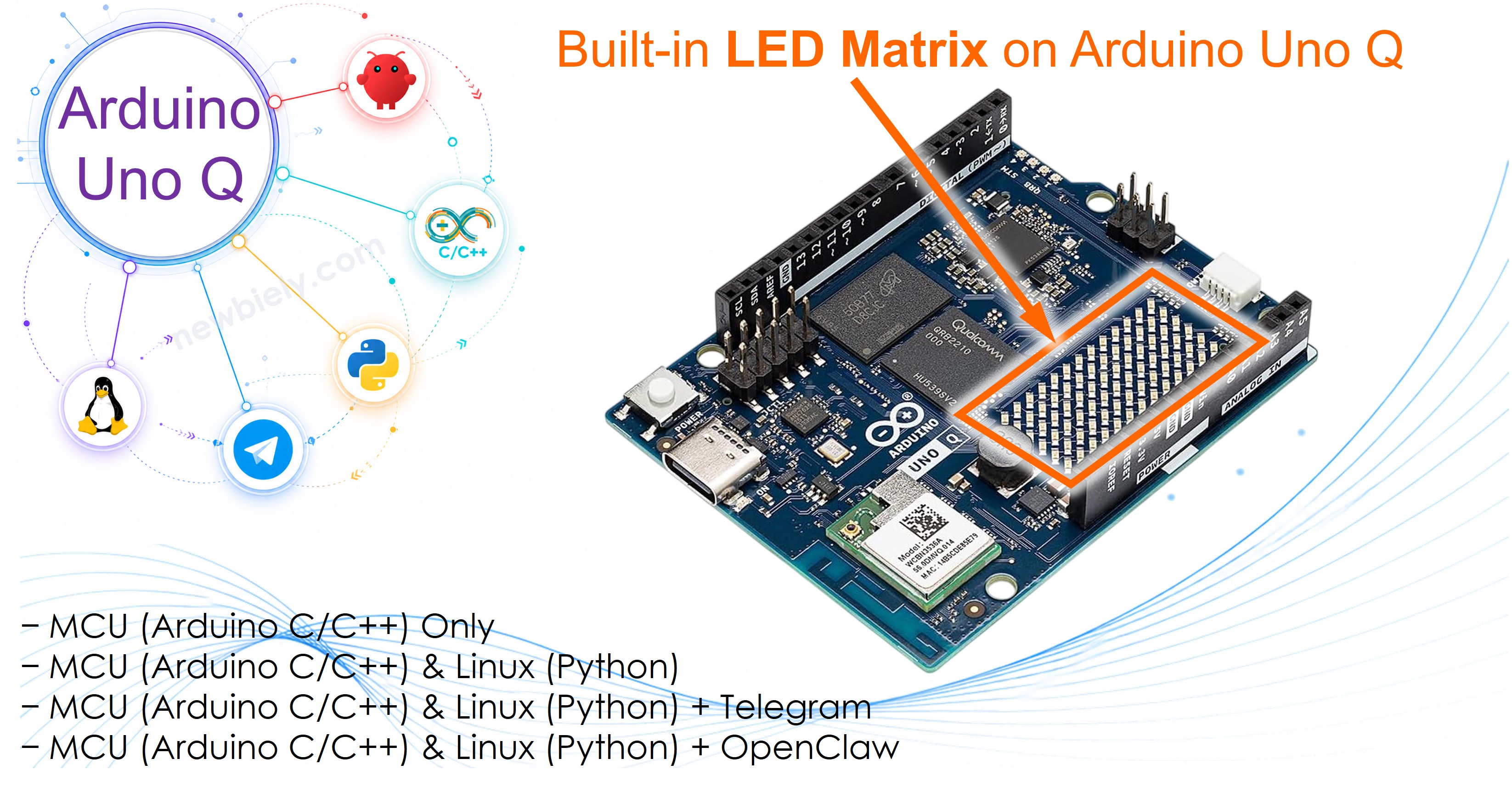 Arduino UNO Q LED 매트릭스