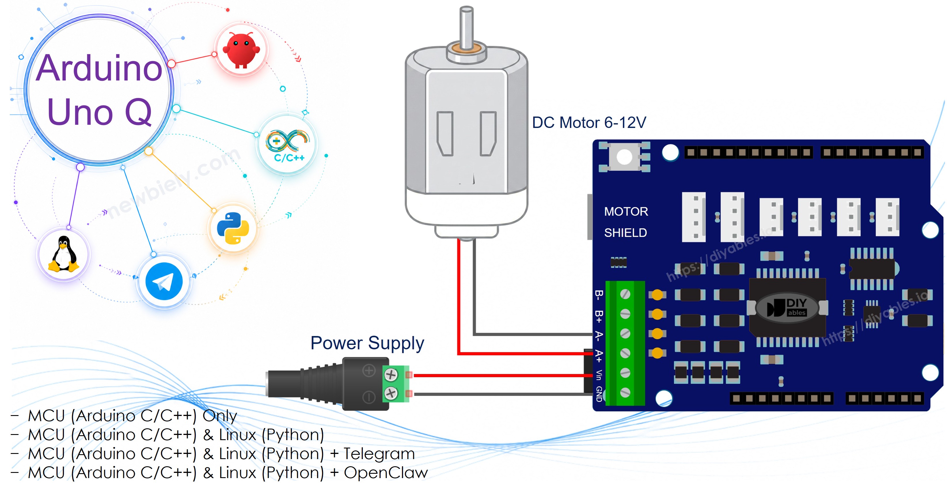 Arduino UNO Q 모터