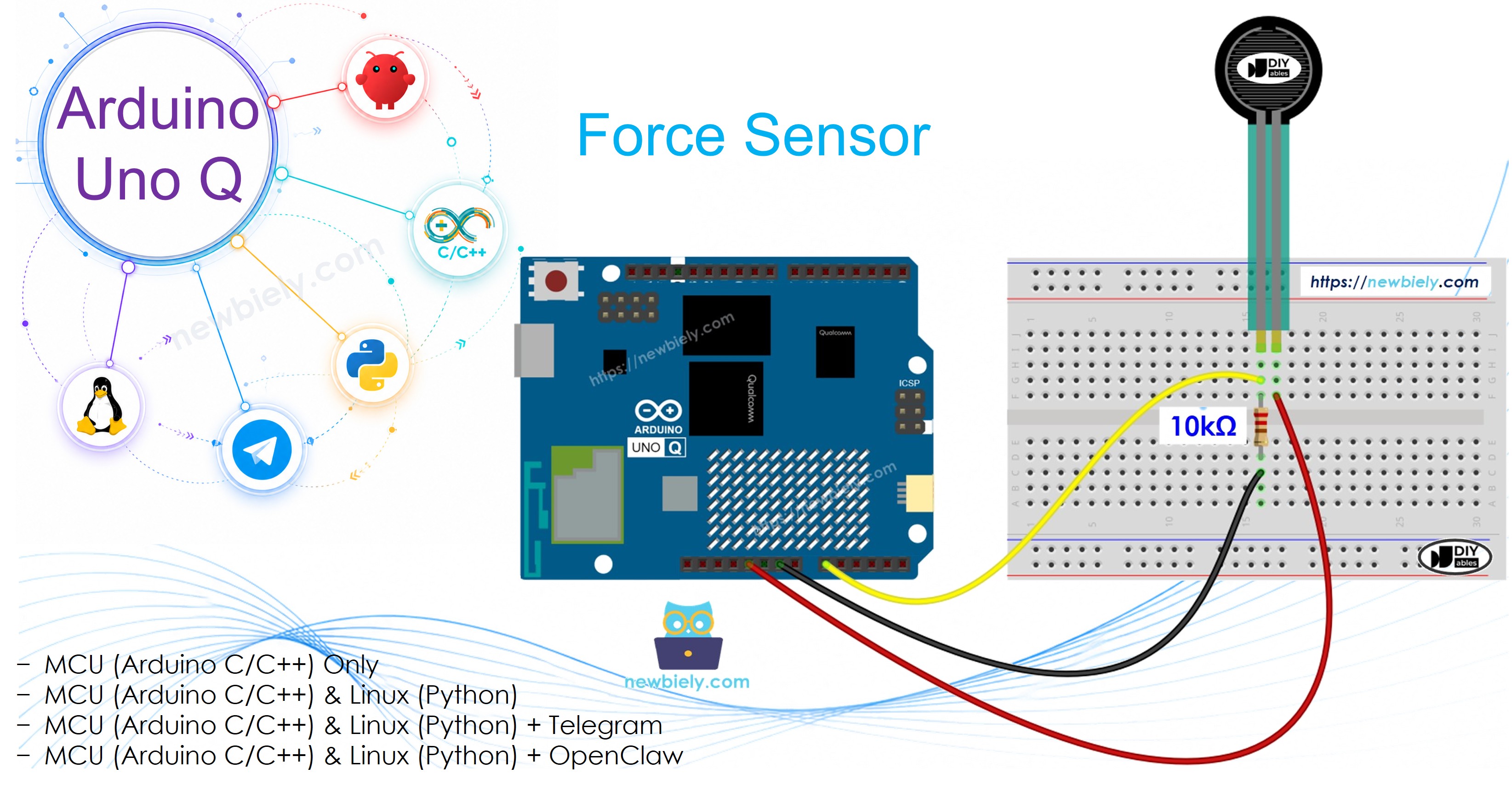 Arduino UNO Q 힘 센서