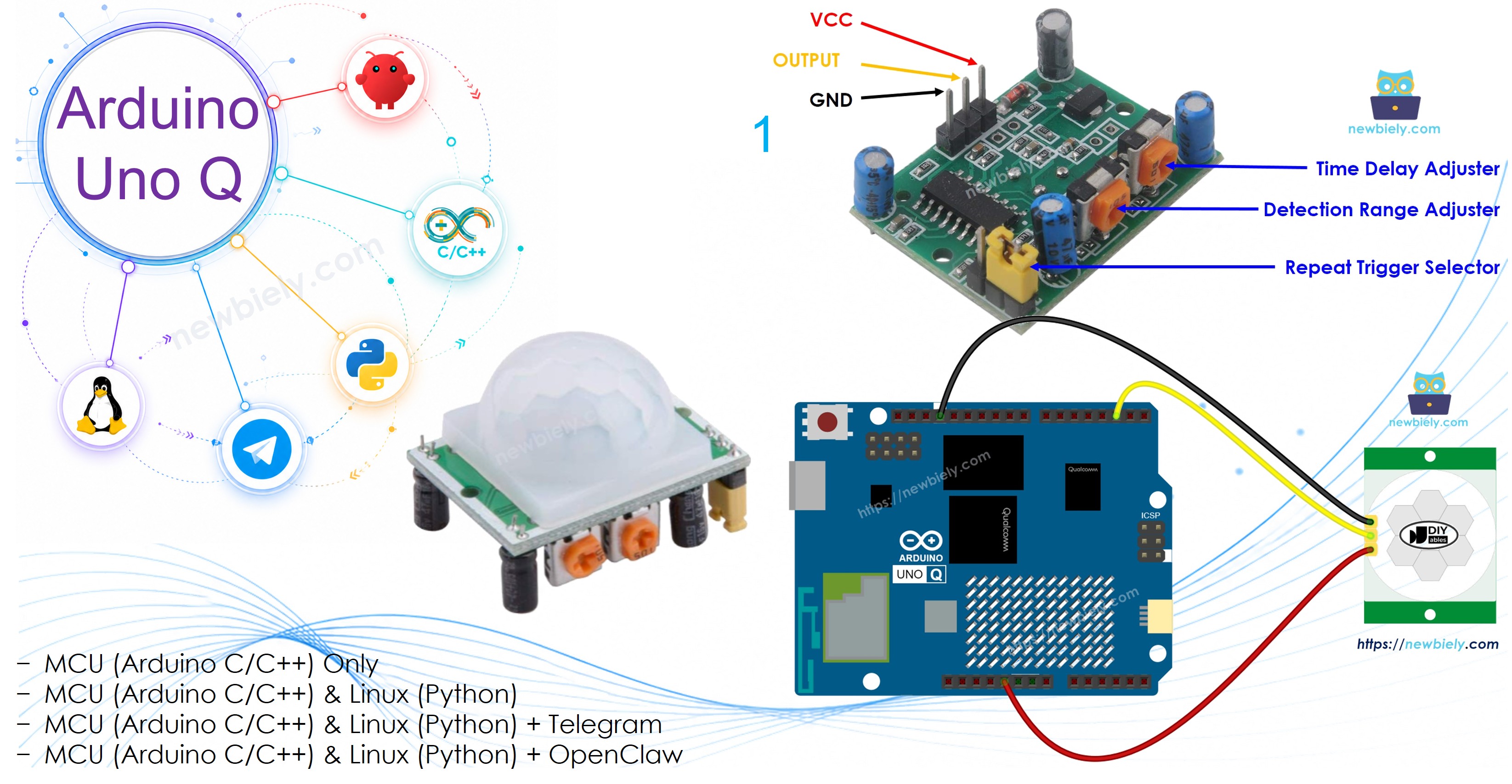 Arduino UNO Q 모션 센서
