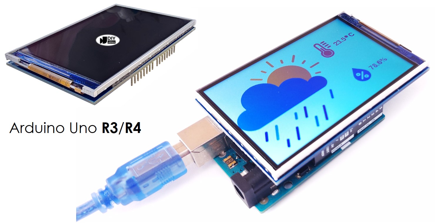 아두이노 우노 R4 tft lcd 디스플레이 i2c 디스플레이