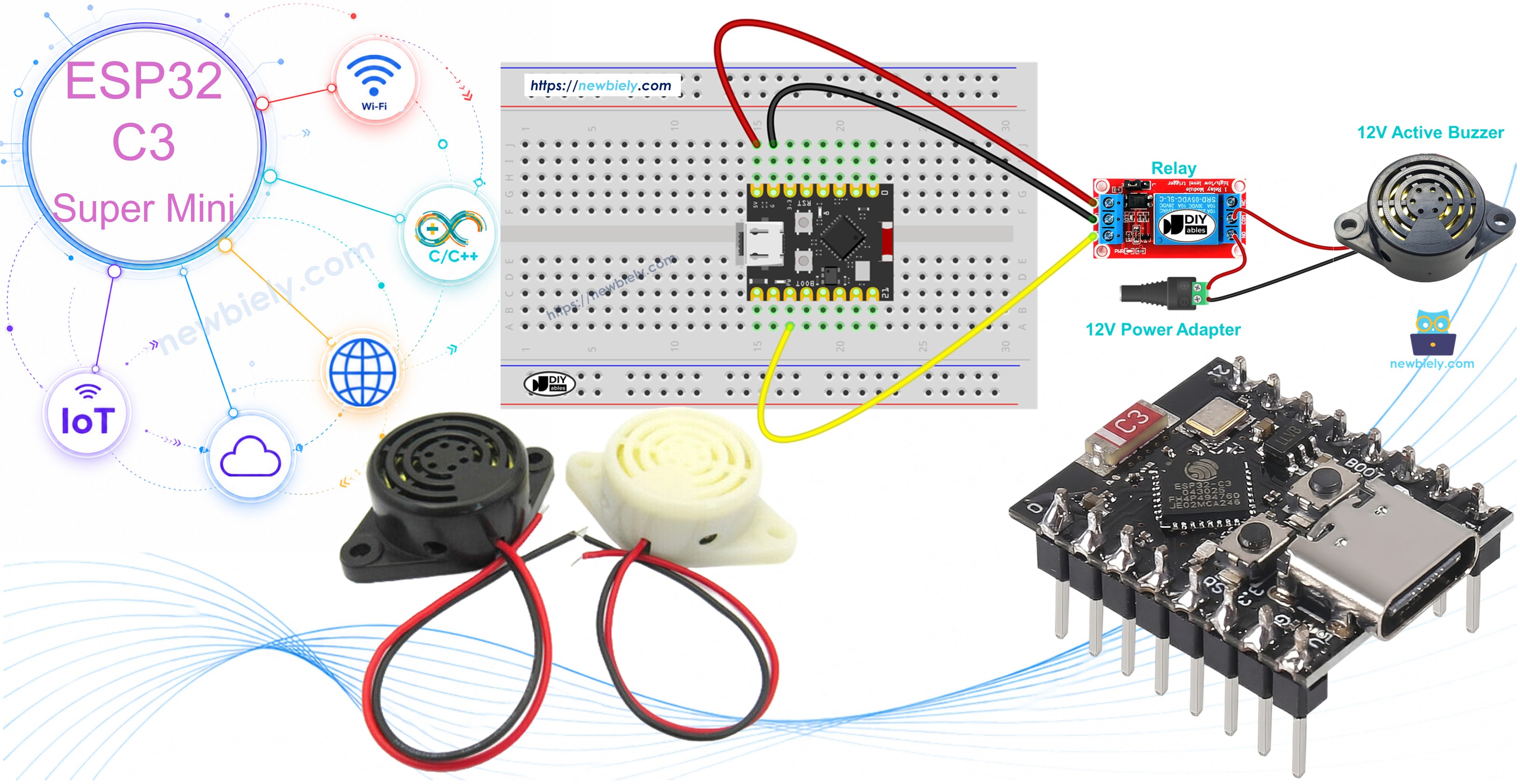 ESP32 C3 Super Mini - 버저