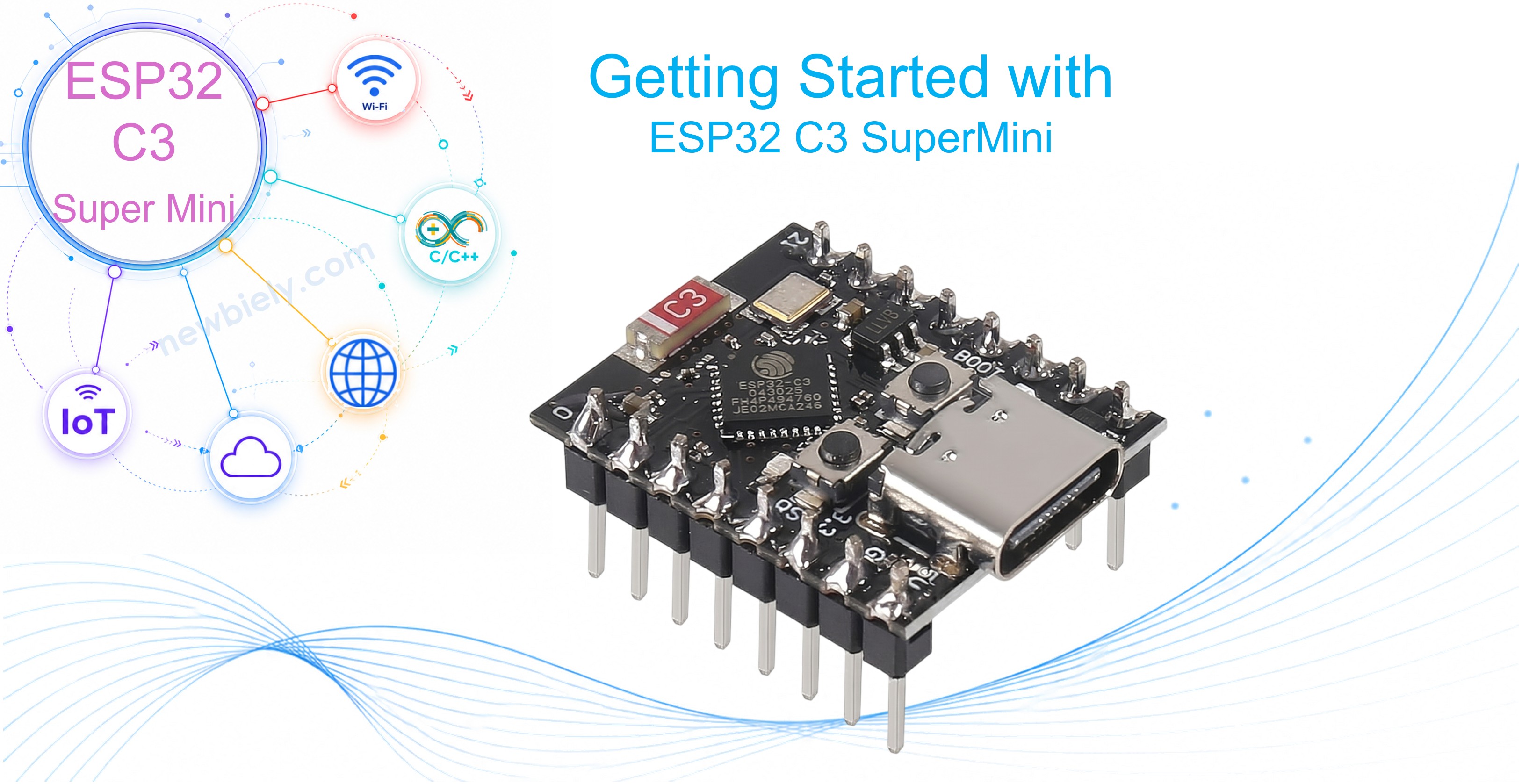 ESP32 c3 슈퍼 미니 - 시작하기