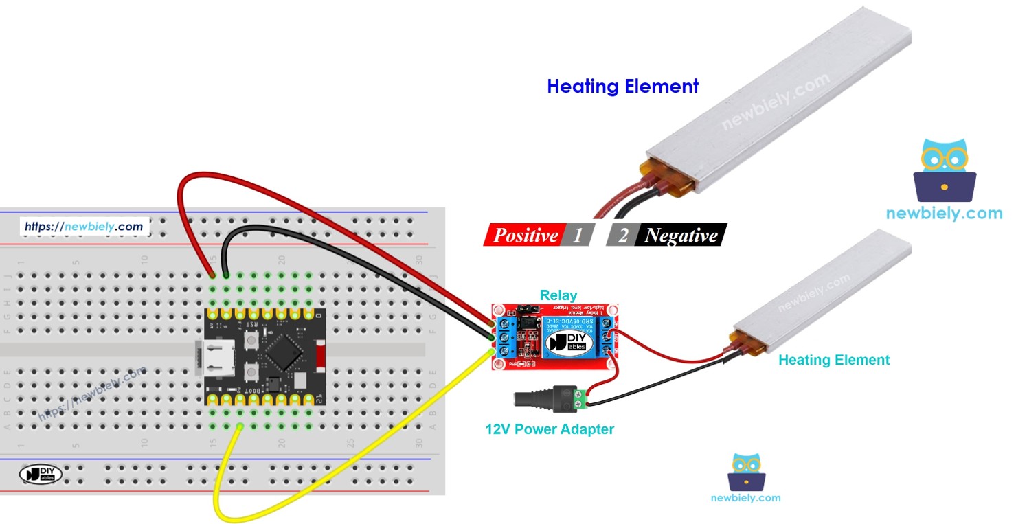ESP32 C3 Super Mini - 가열 요소 제어