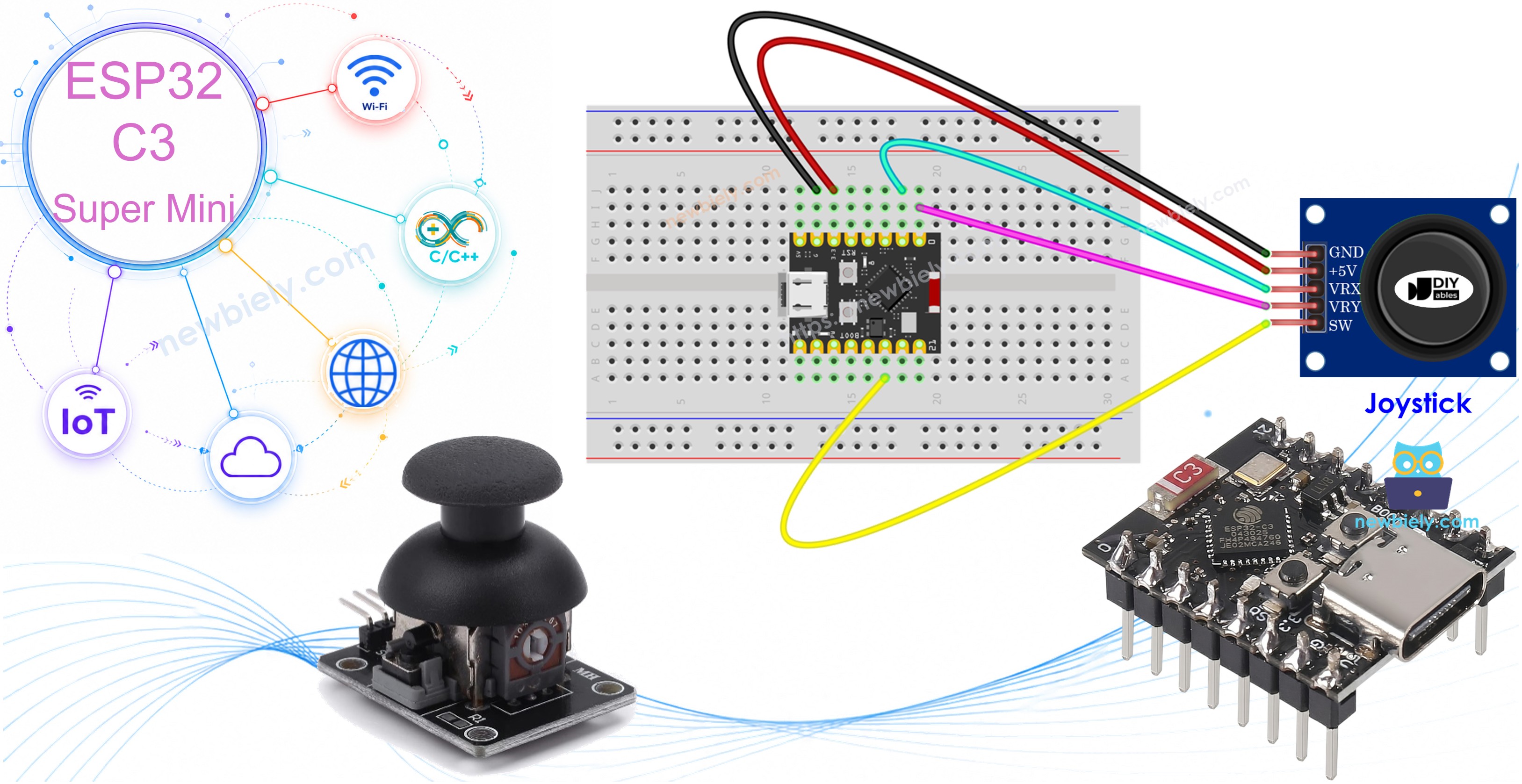ESP32 C3 Super Mini 조이스틱