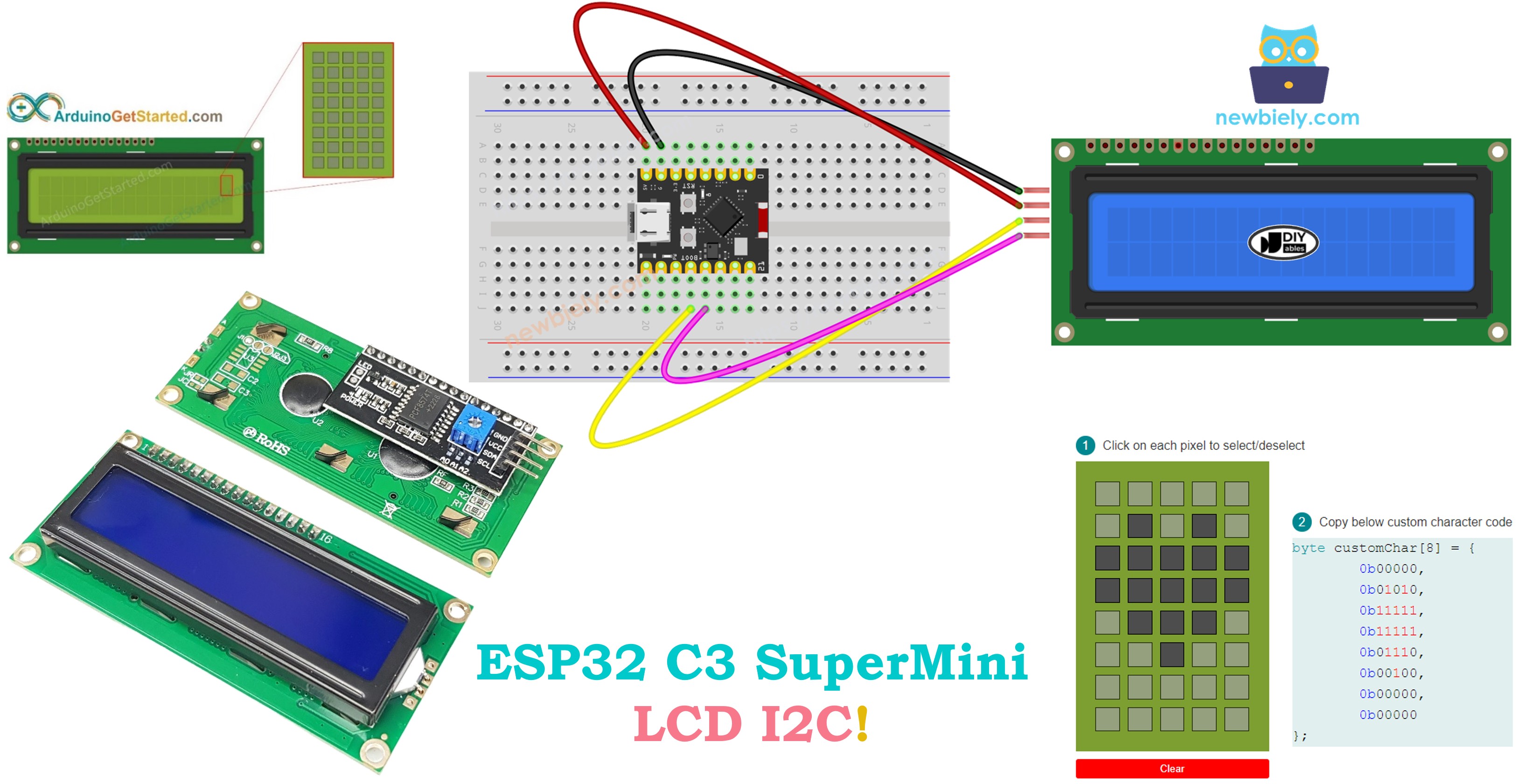 ESP32 C3 Super Mini 디스플레이