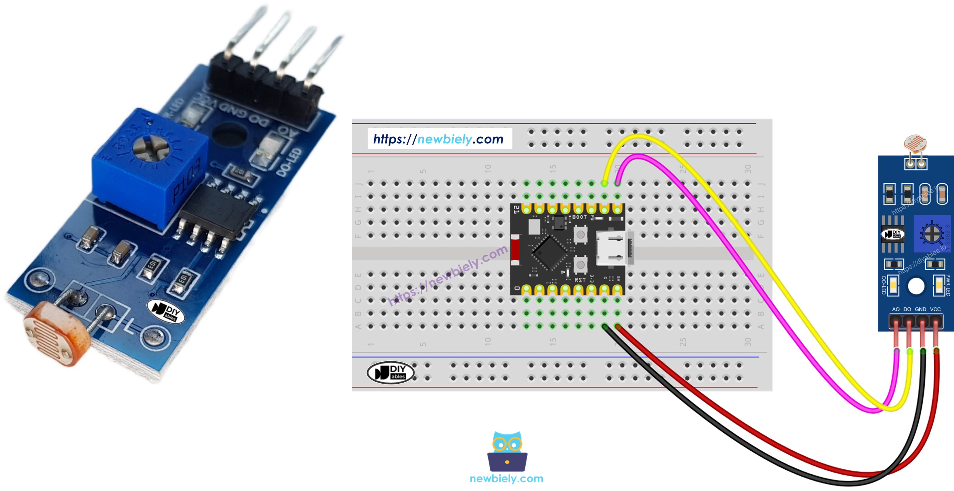 ESP32 c3 슈퍼 미니 - ldr 모듈