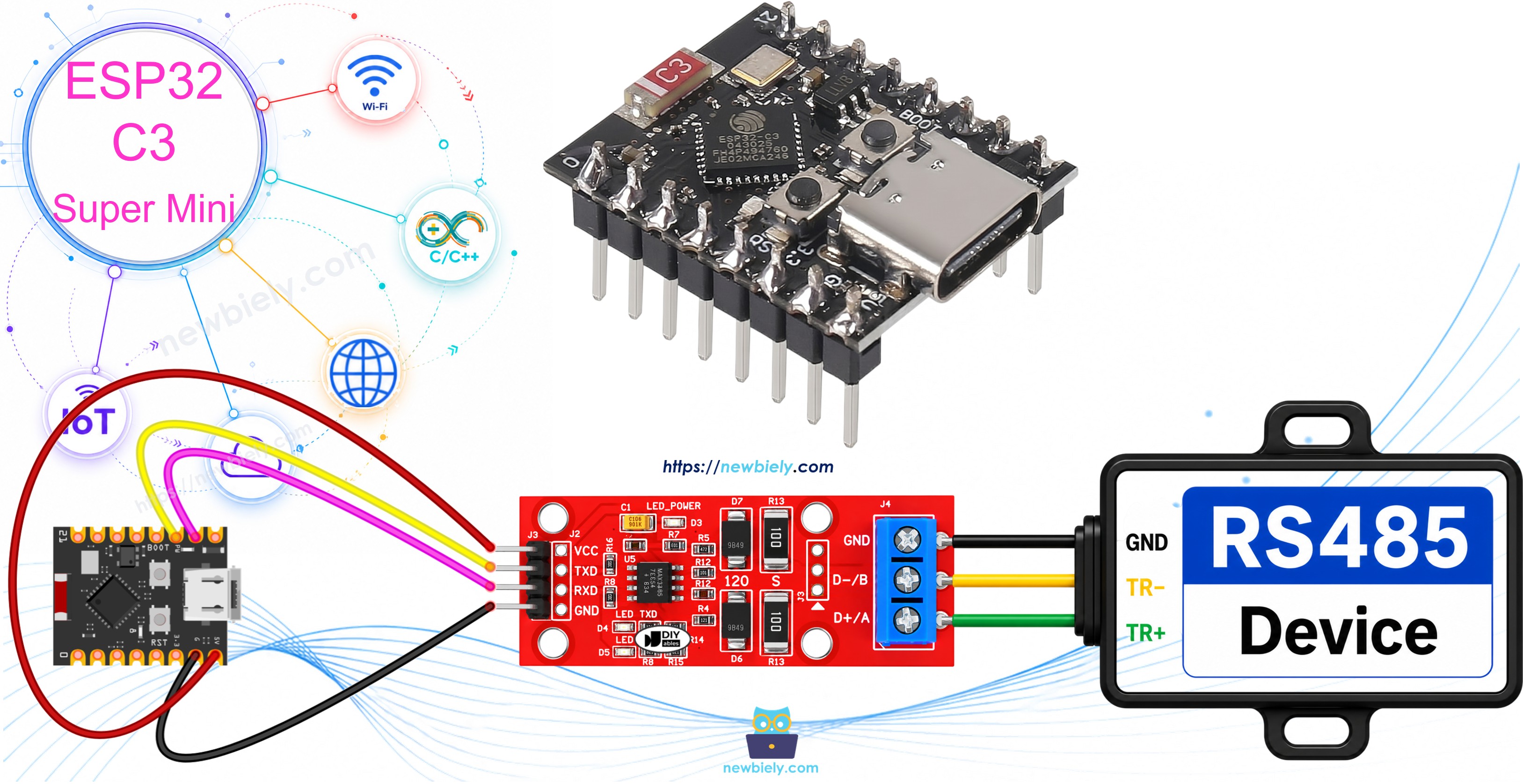 ESP32 C3 Super Mini - rs485