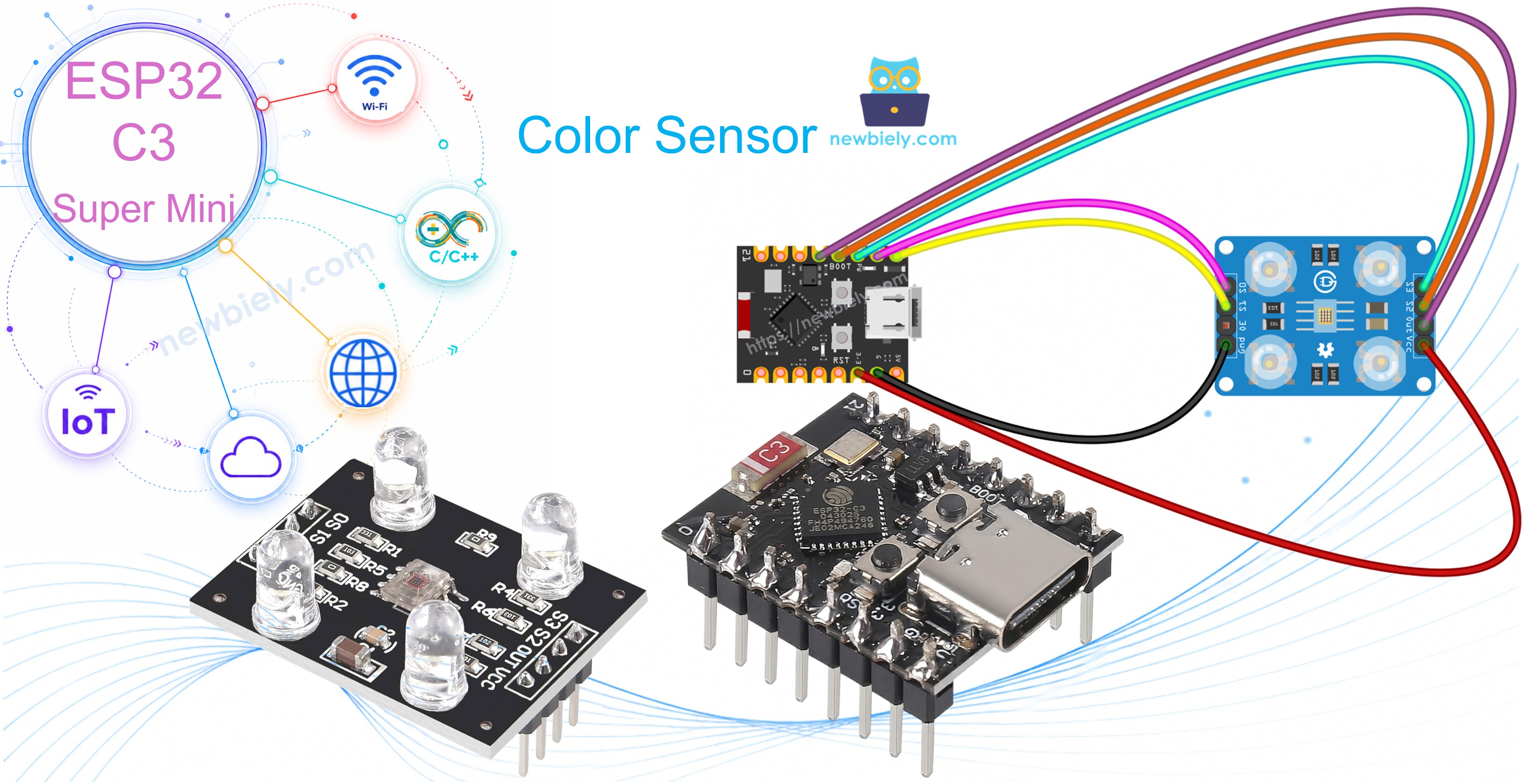 ESP32 C3 Super Mini 컬러 센서