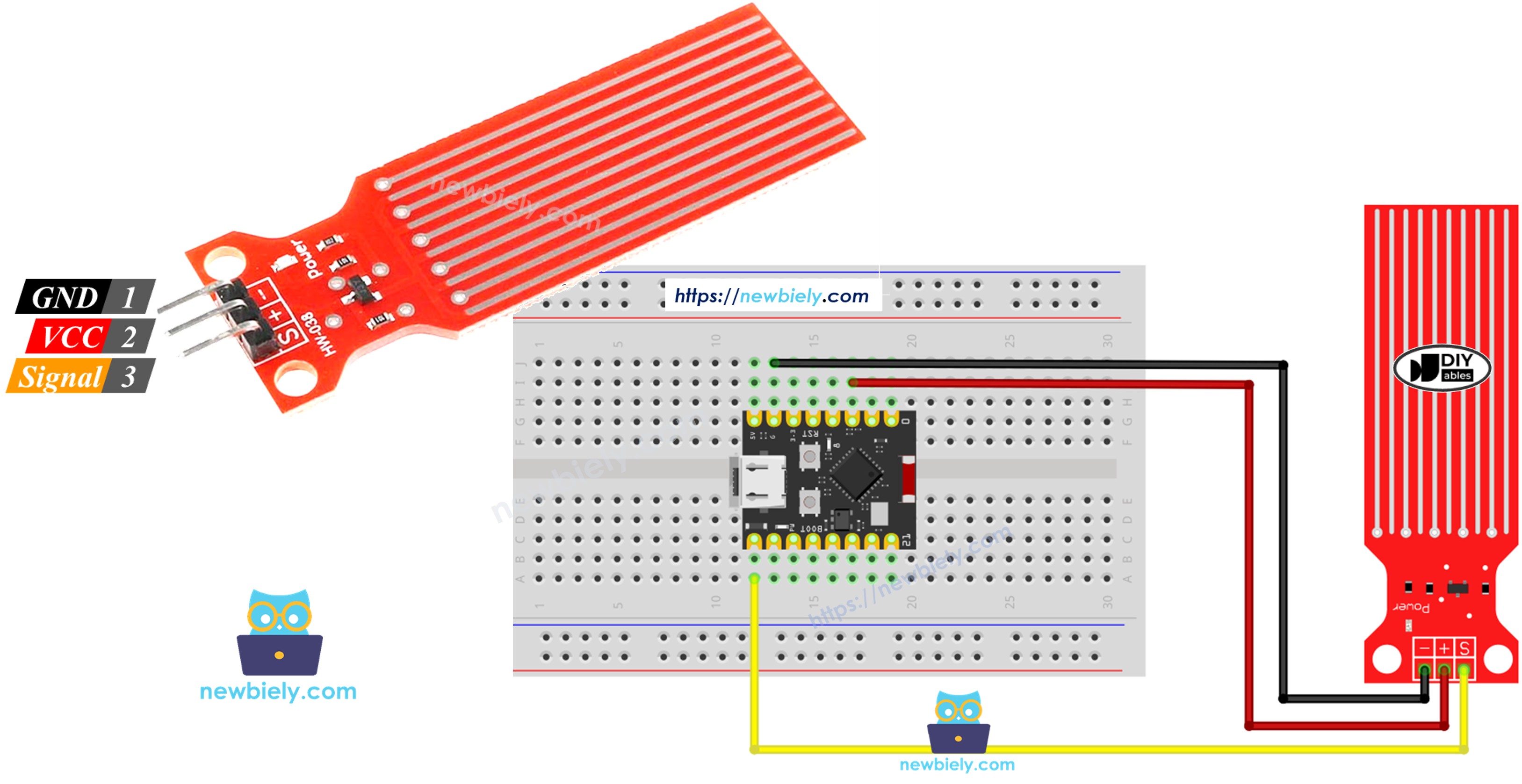 ESP32 C3 Super Mini 물/액체