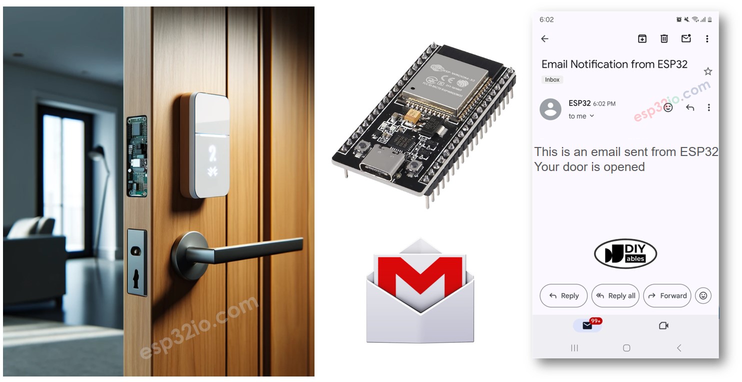 ESP32 문 열림 이메일 알림