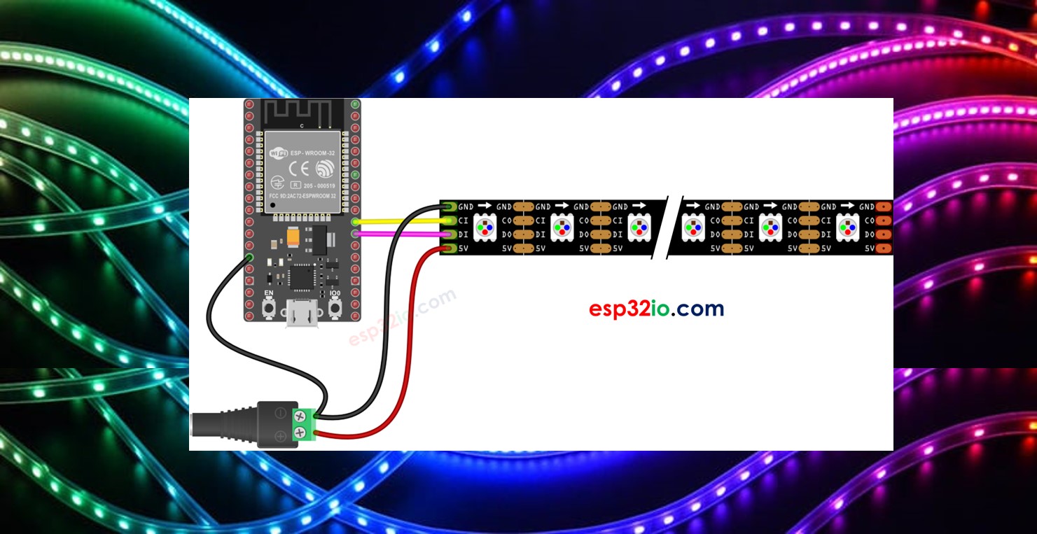 ESP32 - Dotstar LED 스트립