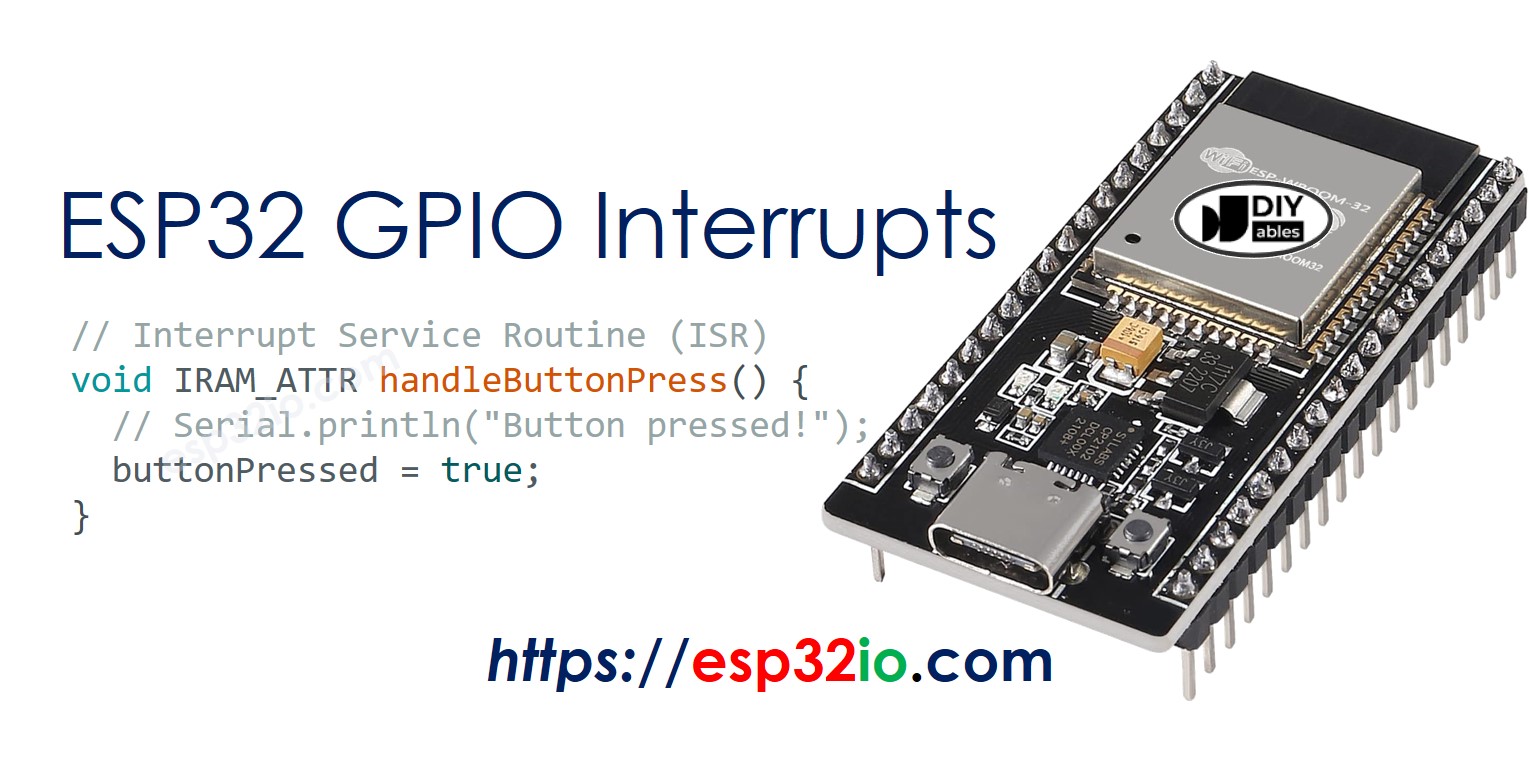 ESP32 GPIO 인터럽트