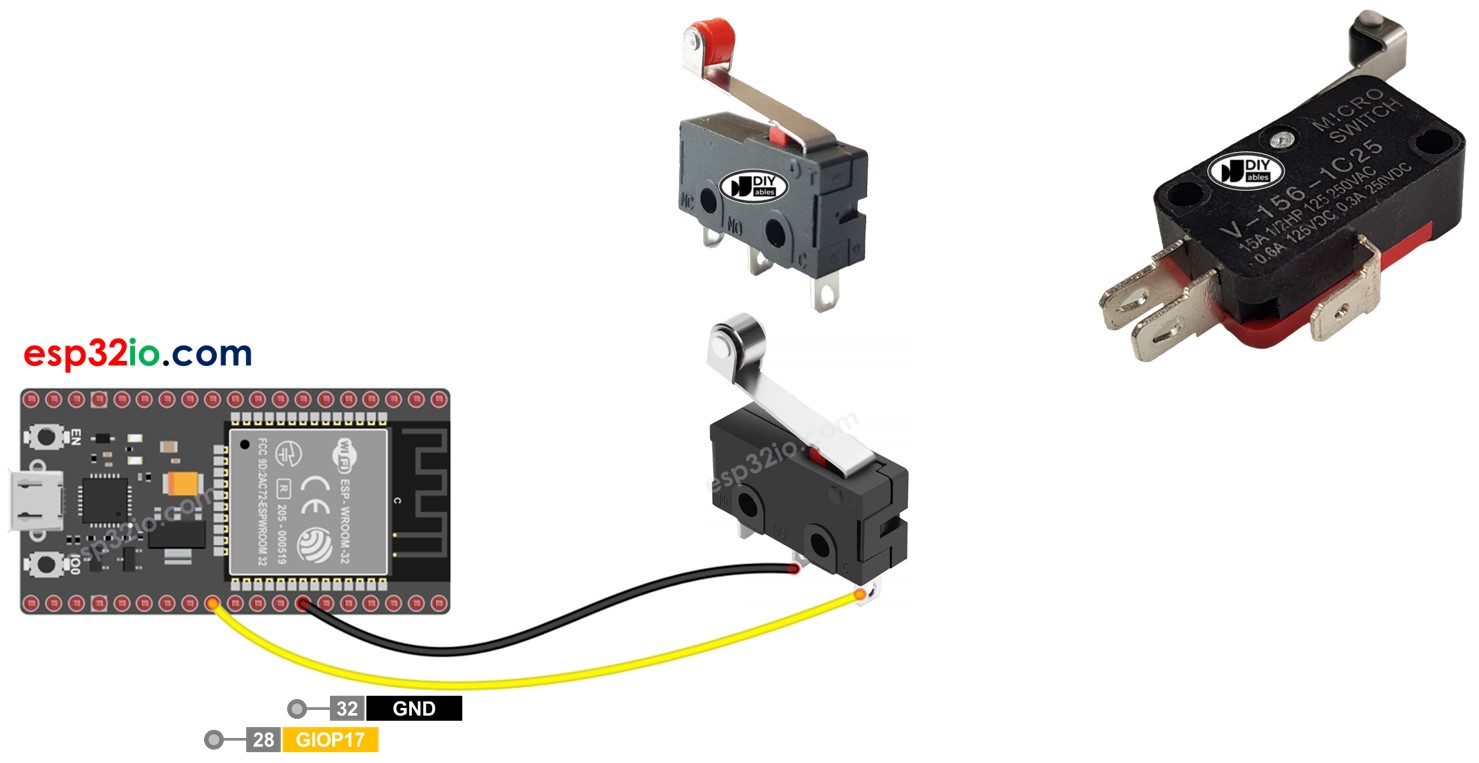 ESP32 with Limit Switch