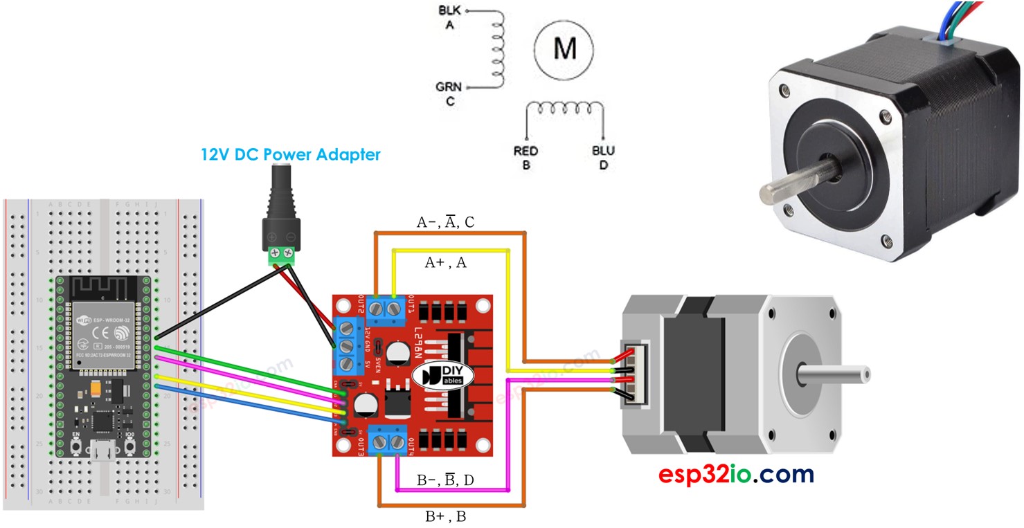 ESP32 Stepper motor