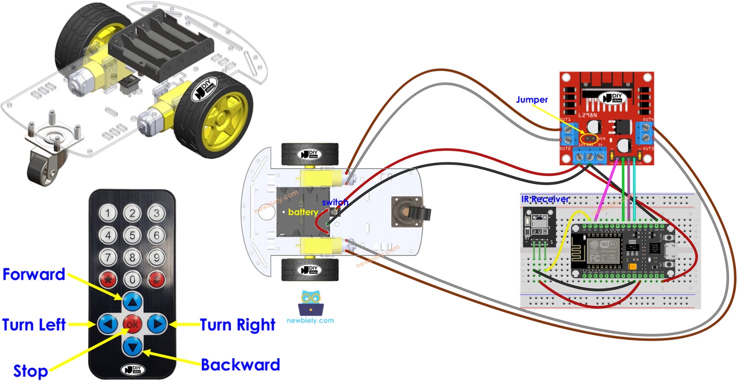 ESP8266 로봇 자동차