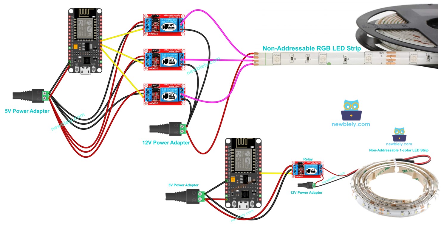 ESP8266 - LED 스트립 | ESP8266 - LED Strip