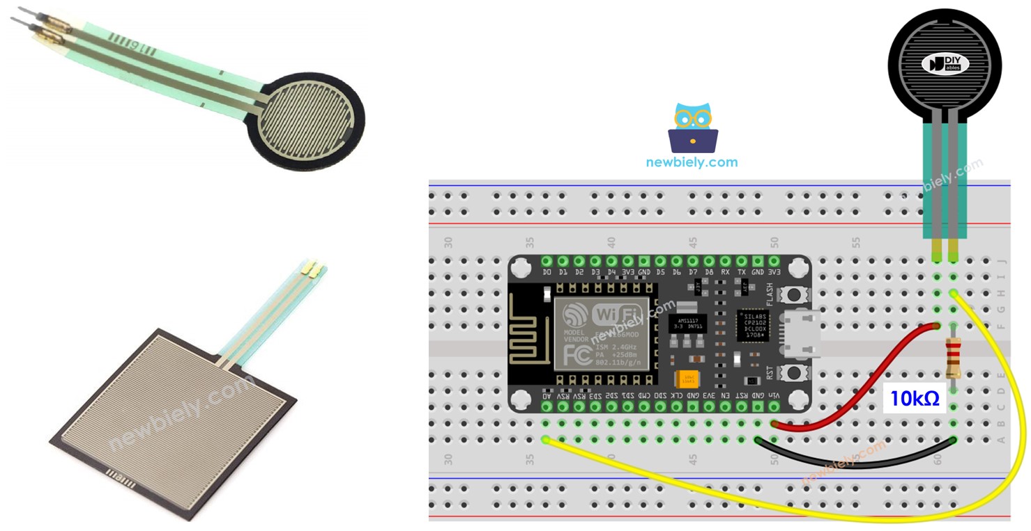 ESP8266 - 힘 센서 | ESP8266 - Force Sensor