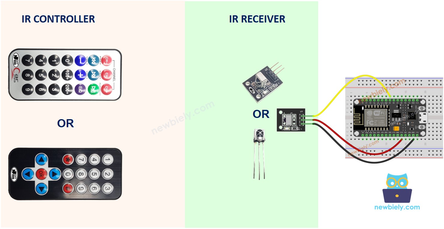 ESP8266 IR 리모컨 제어