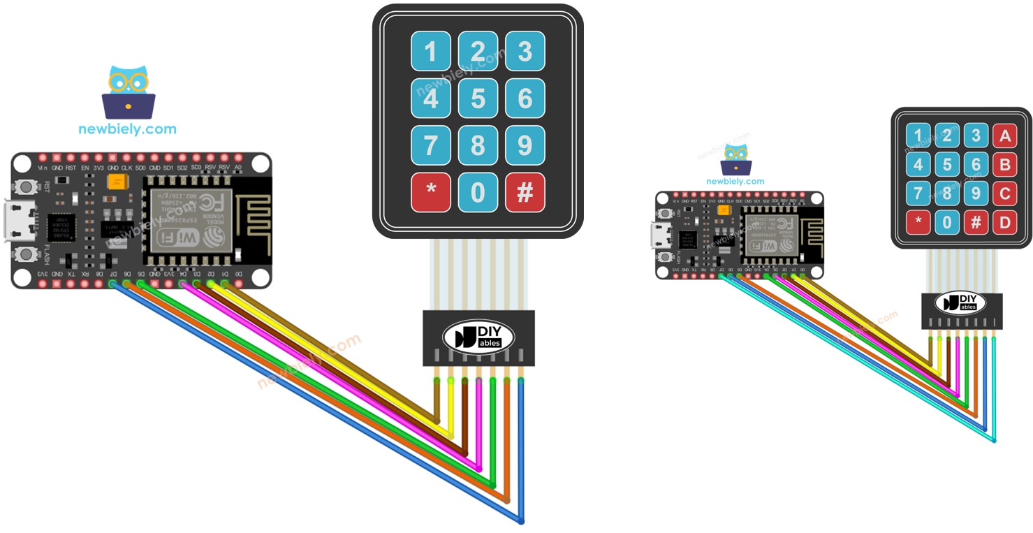 ESP8266 키패드