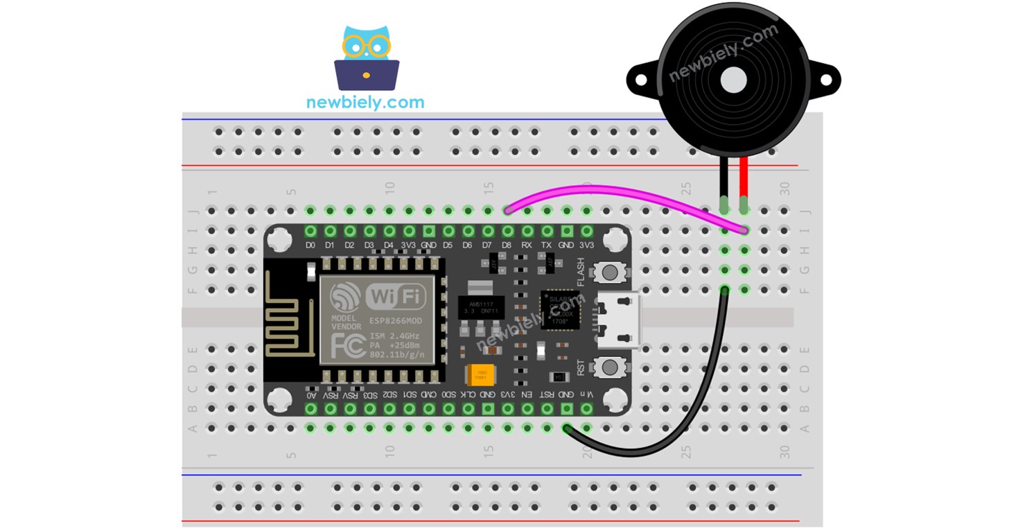 ESP8266 피에조 부저