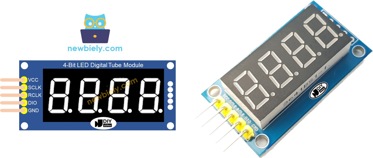 74hc595 module 사용법 핀아웃