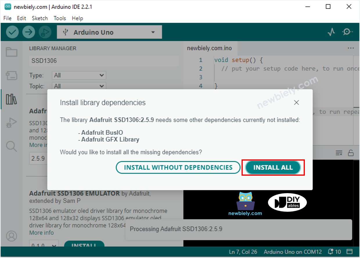 아두이노 나노 ESP32 adafruit gfx sensor 라이브러리