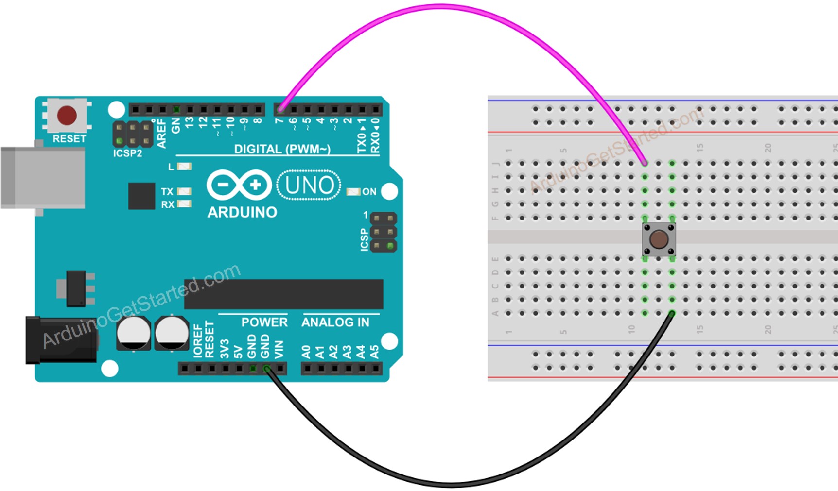 Arduino Button Wiring Diagram