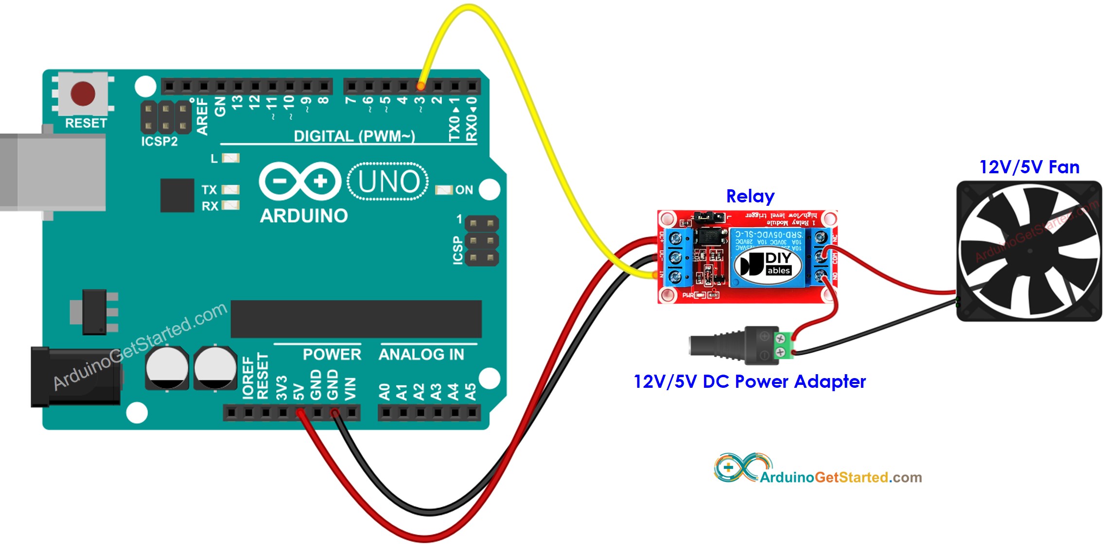 Arduino Fan Wiring Diagram