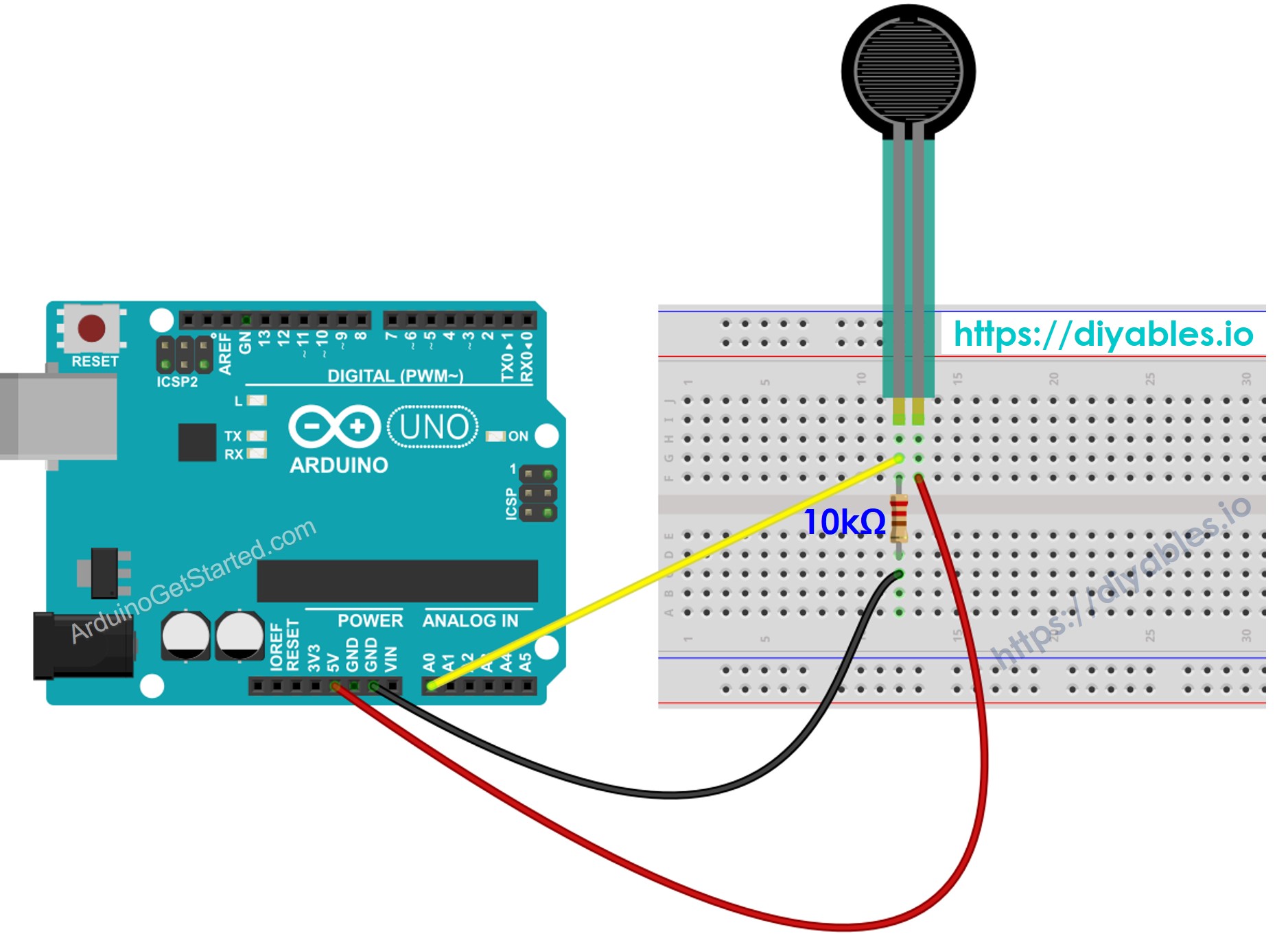 Arduino Force Wiring Diagram