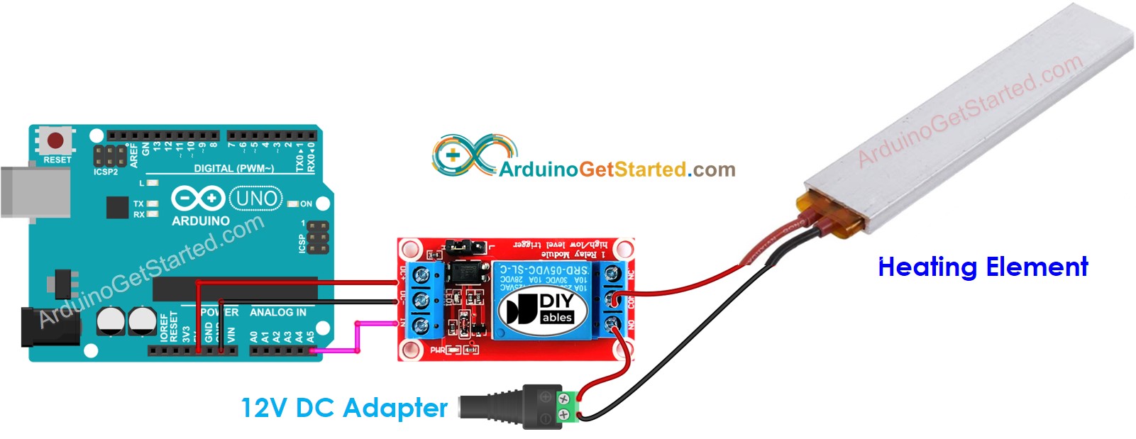 Arduino Heating Element Wiring Diagram