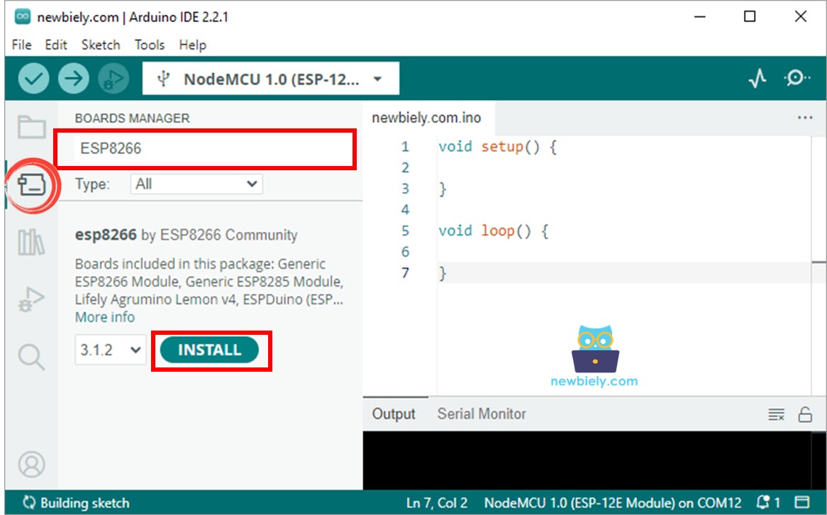 Arduino IDE - How to install ESP8266 NodeMCU