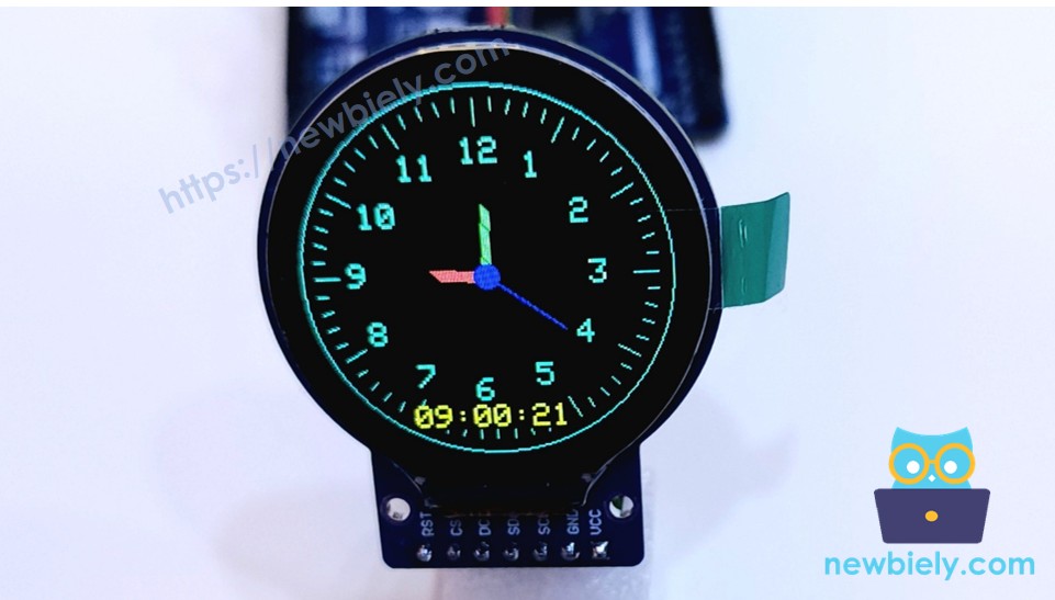 아두이노 나노 ESP32 원형 tft lcd 디스플레이 스크린 시계