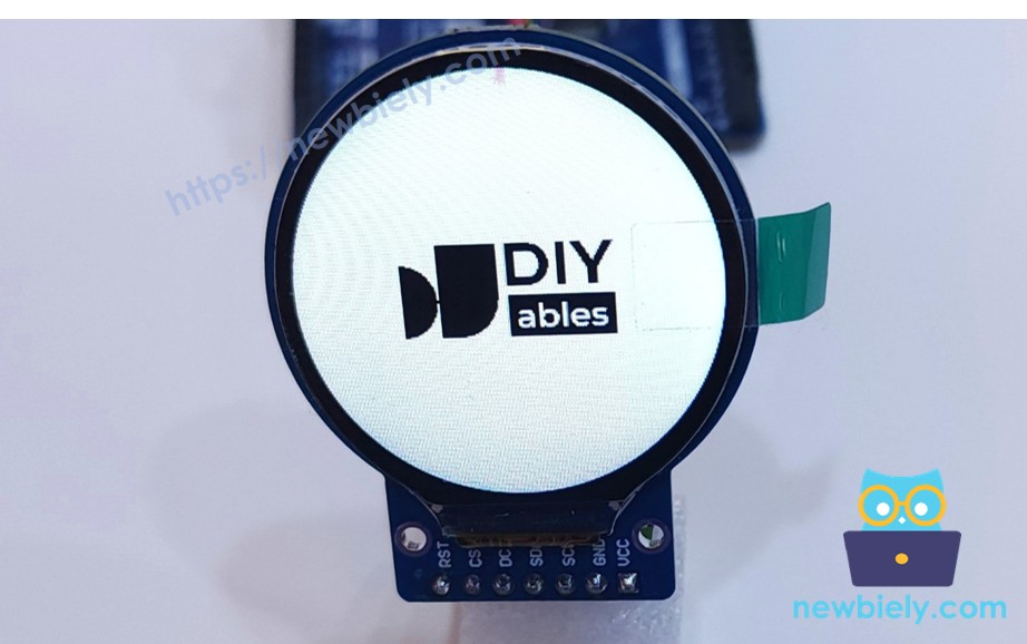 아두이노 나노 ESP32 원형 tft lcd 디스플레이 화면, sd 카드에서 이미지 표시