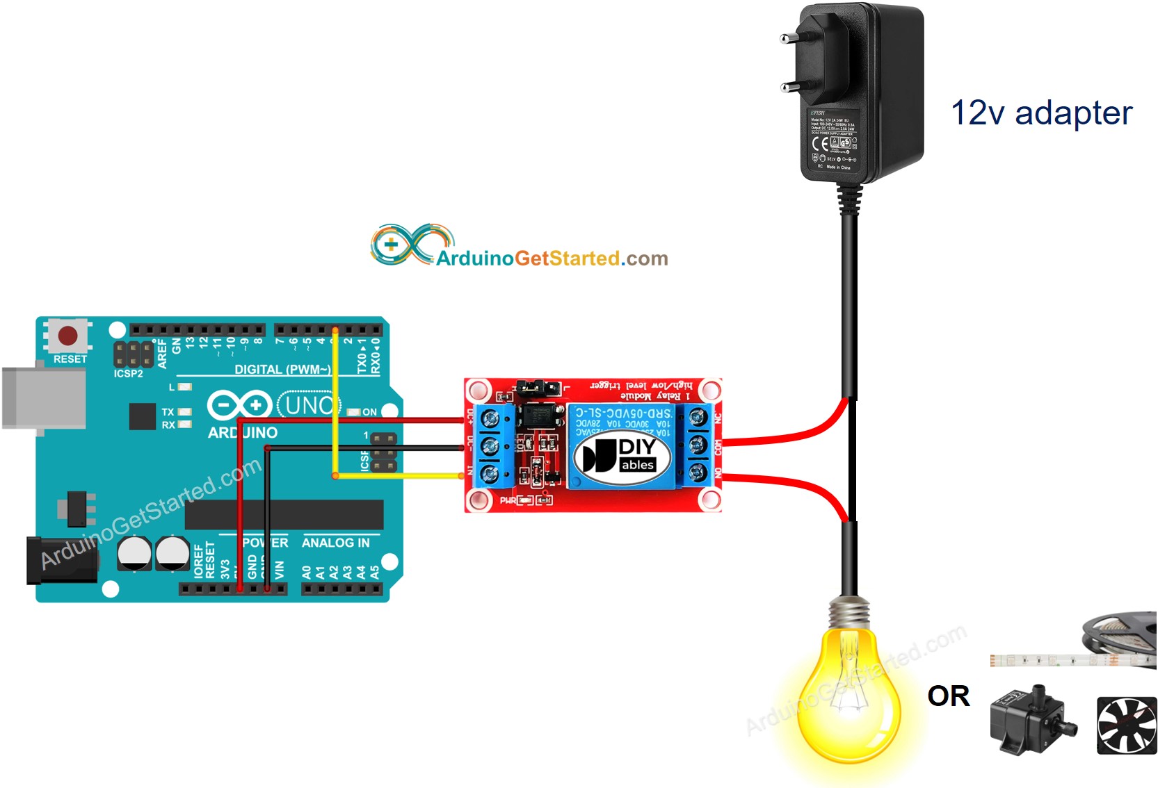 Arduino Relay Wiring Diagram