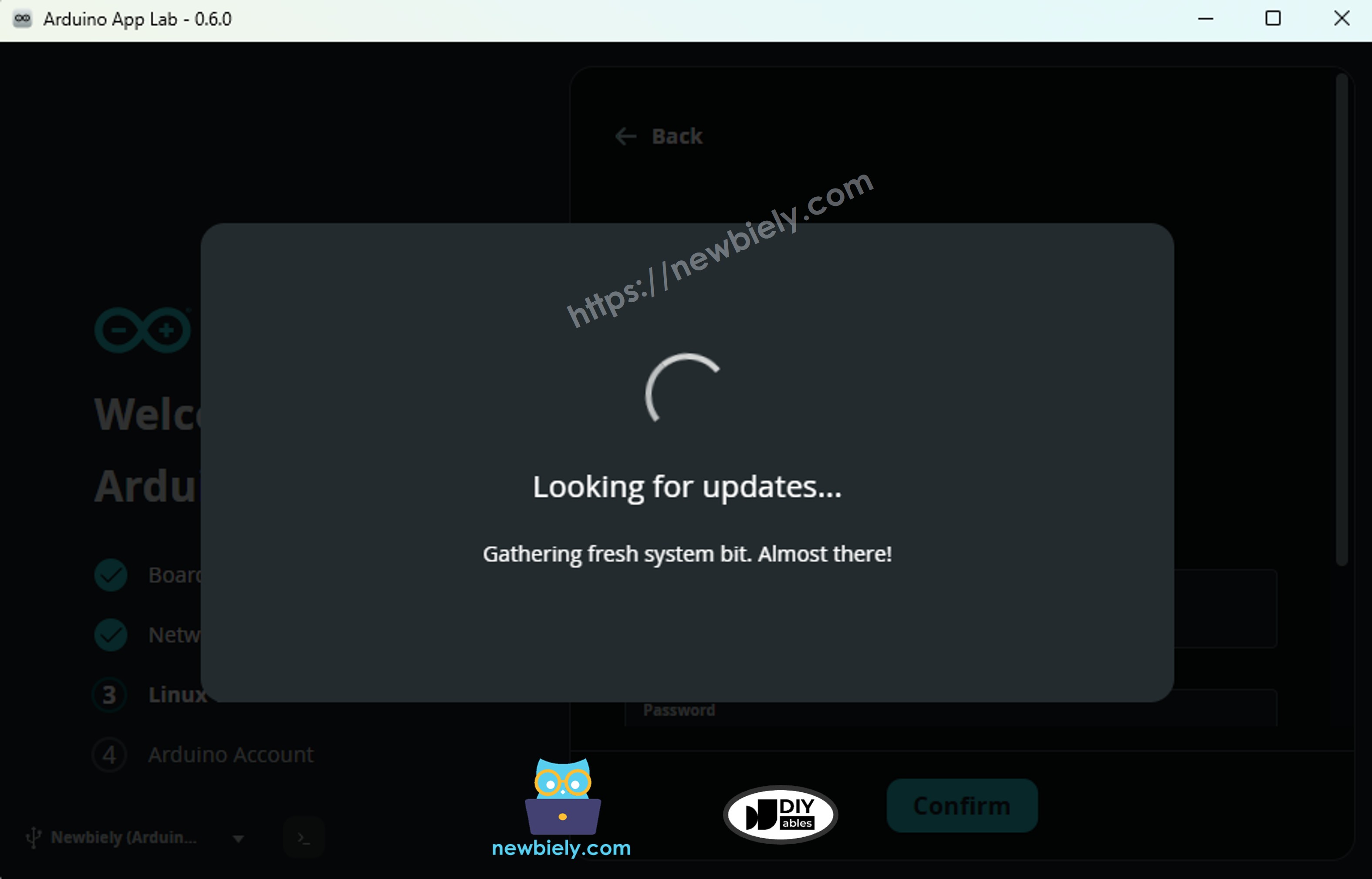 아두이노 app lab - firmware update