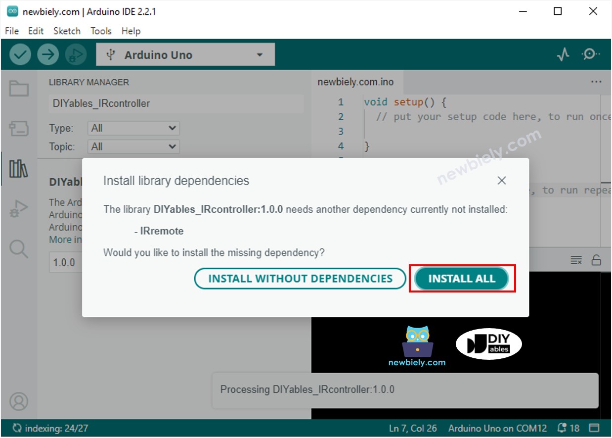 ESP32 IRremote library