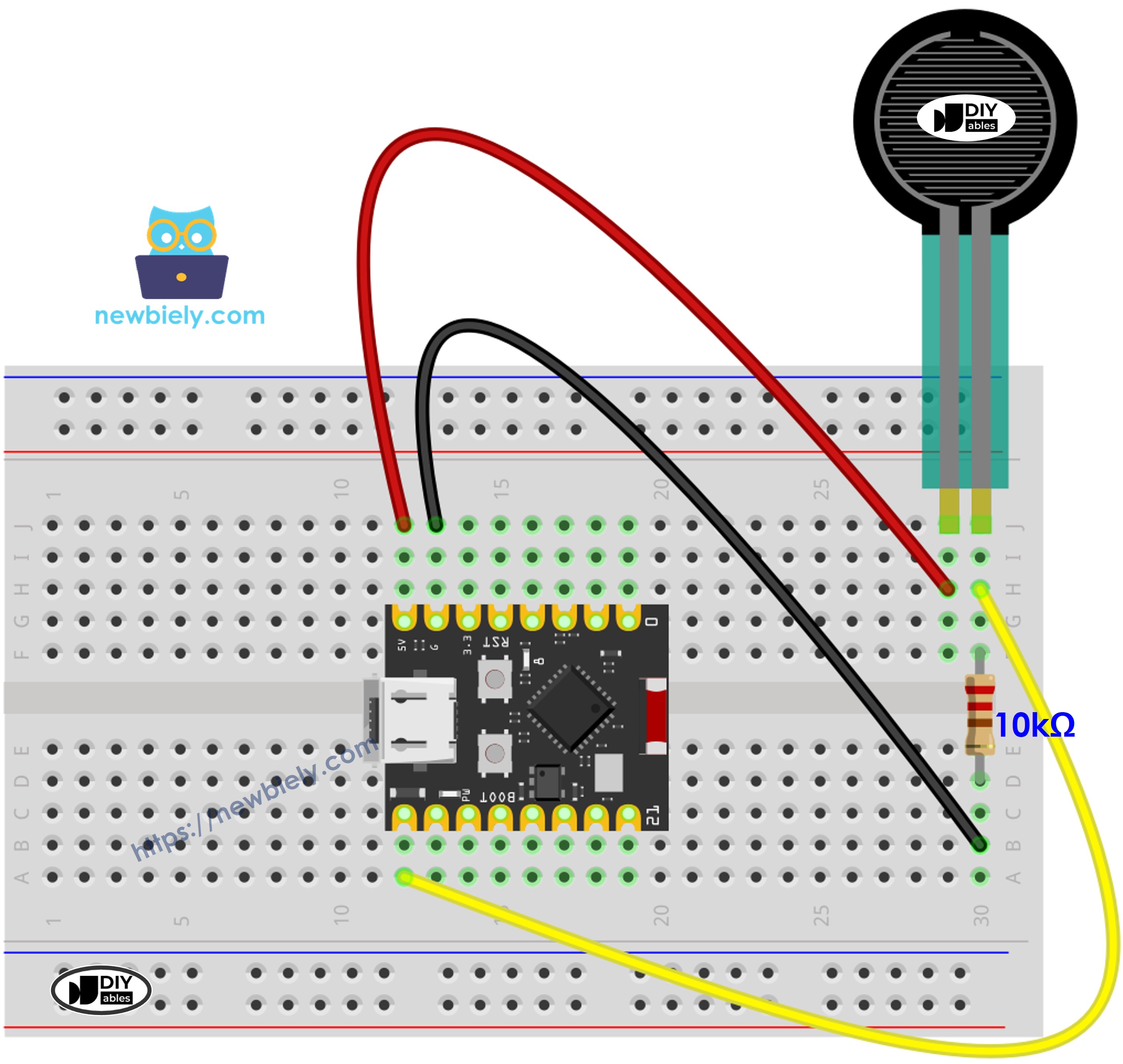 ESP32 C3 Super Mini 힘 배선 다이어그램