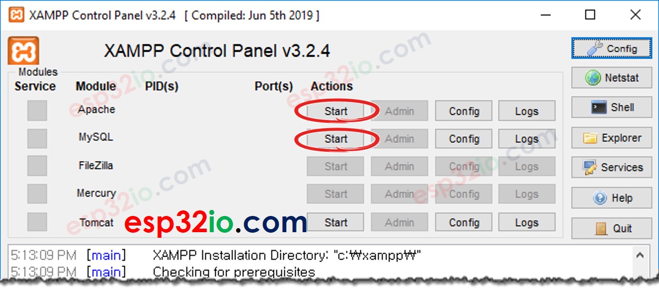 ESP32 XAMPP