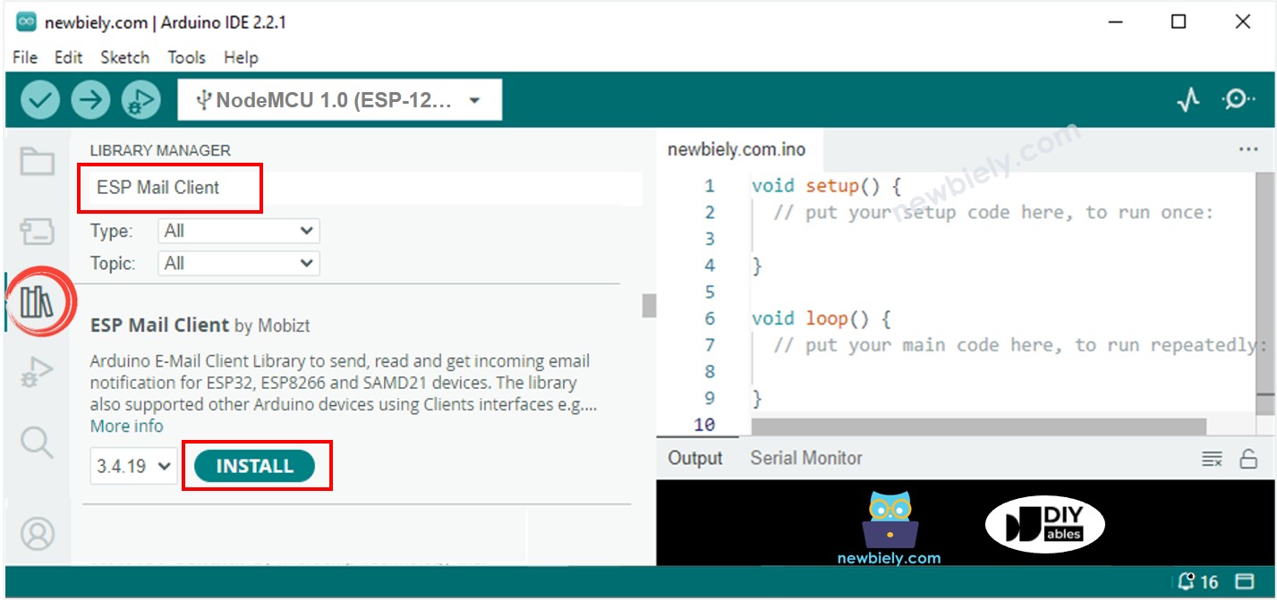 ESP8266 NodeMCU ESP Mail Client 라이브러리